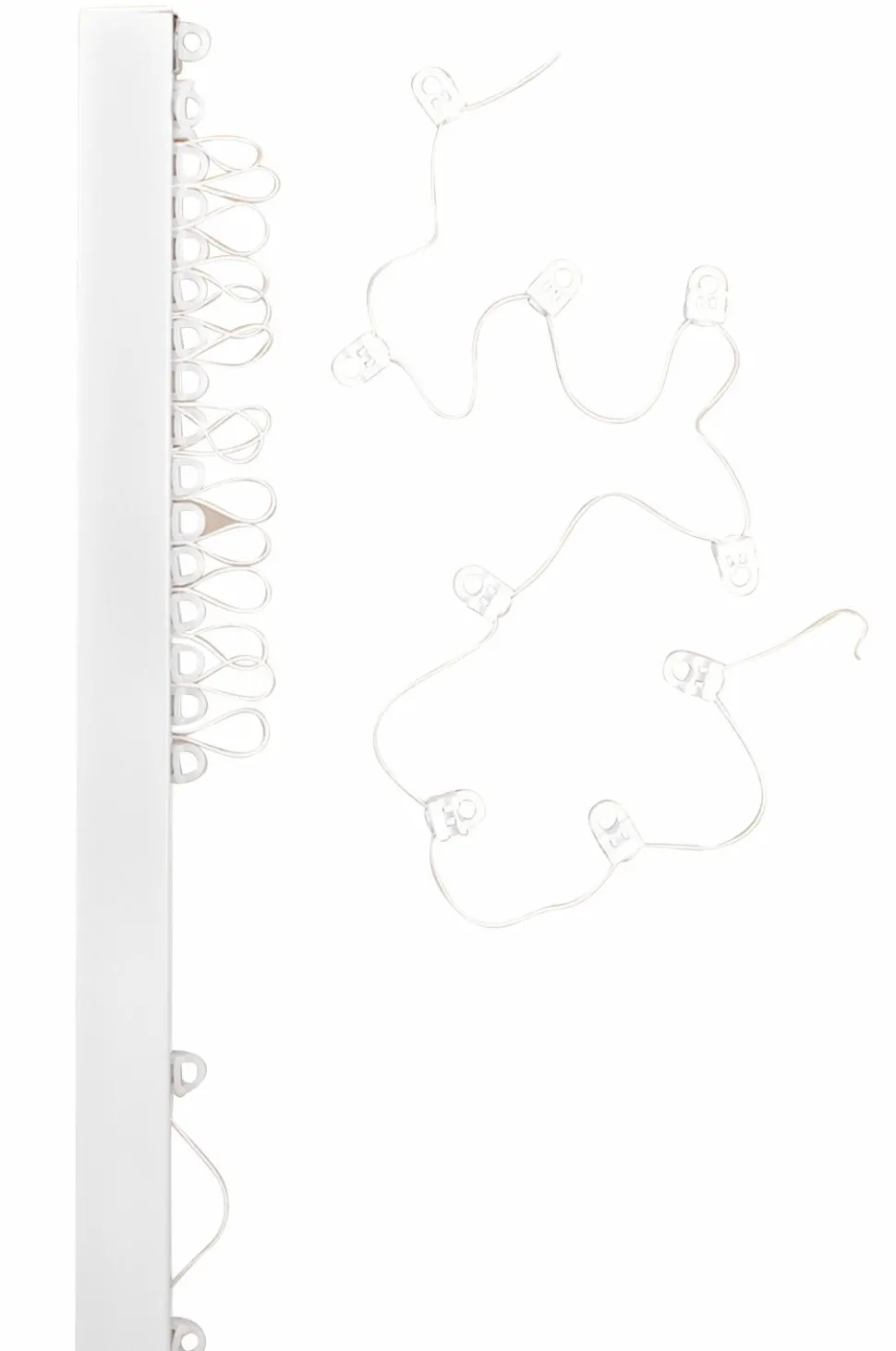 Hasta Gardinskinne Alex Wave 200 cm