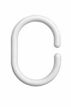 Hasta Ringe til badeforhængsstang 12-pak