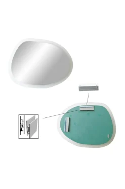 Homitis Spejl Aqua 55 x 75 cm