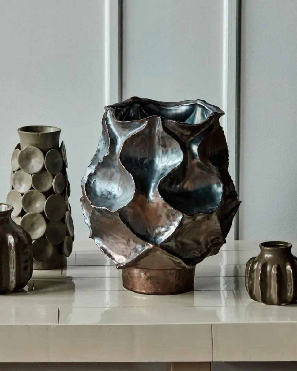 House Doctor Vase, Hdwaves, 29,5x30 cm