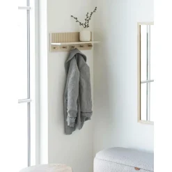 House Nordic Væg Hylde med kroge, Rocca