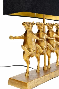 KARE Design Bordlampe Dancing Cows Sort