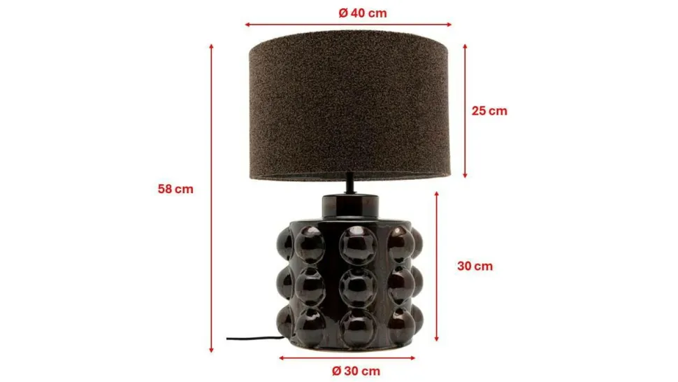 KARE Design Bordlampe Calamaro 58 cm
