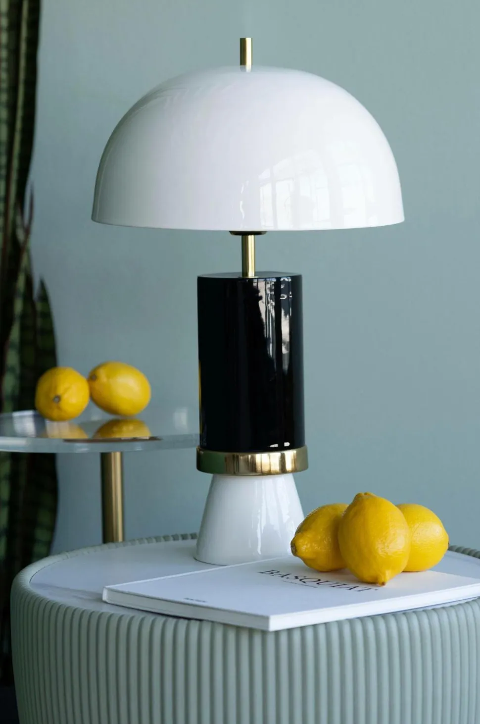 KARE Design Bordlampe Josy Hvid Sort 51cm