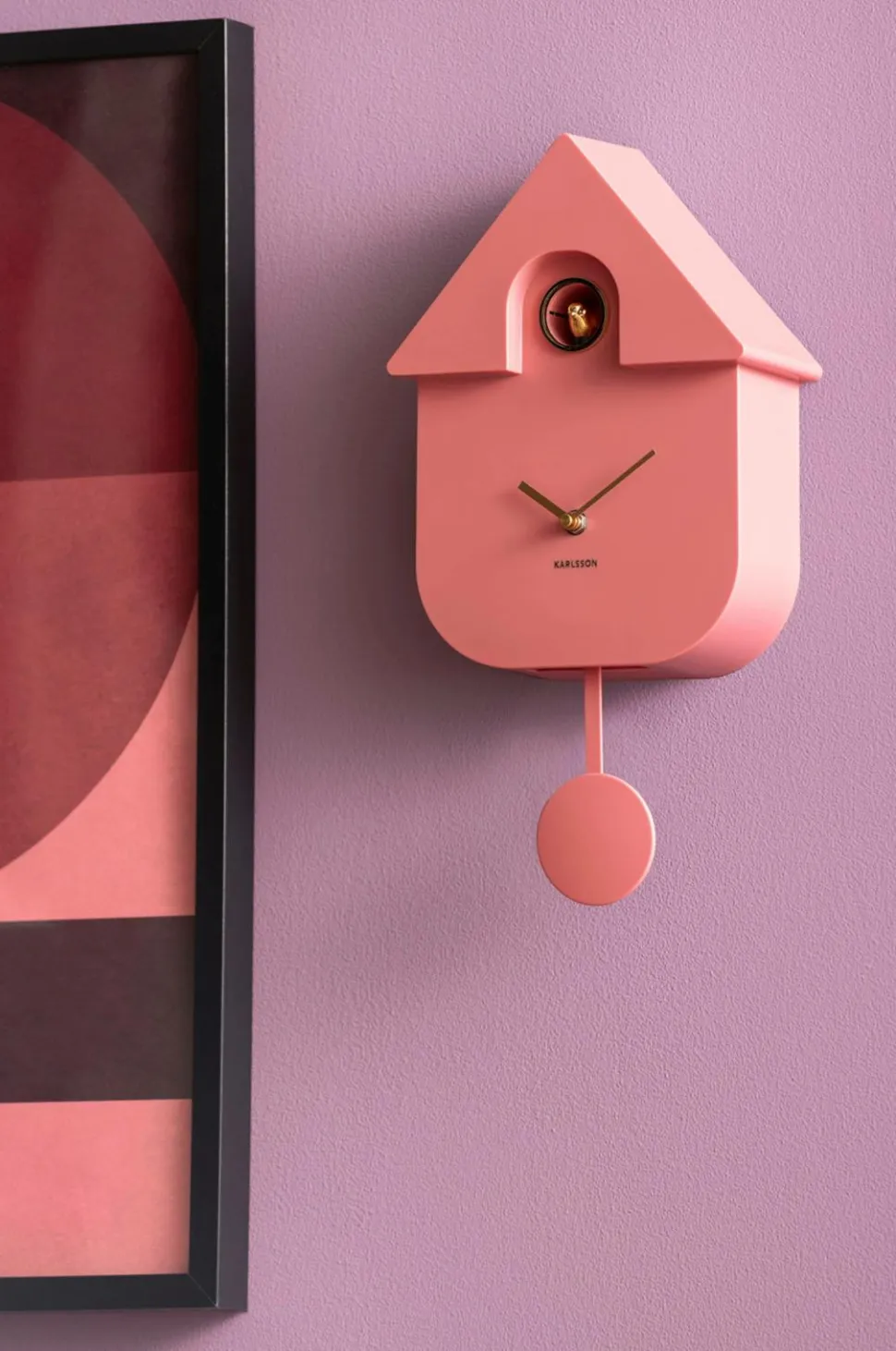 Karlsson Vægur Modern Cuckoo Oro