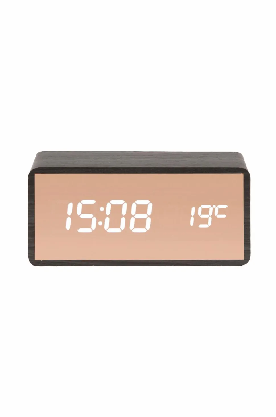 Karlsson Vækkeur Copper Mirror LED