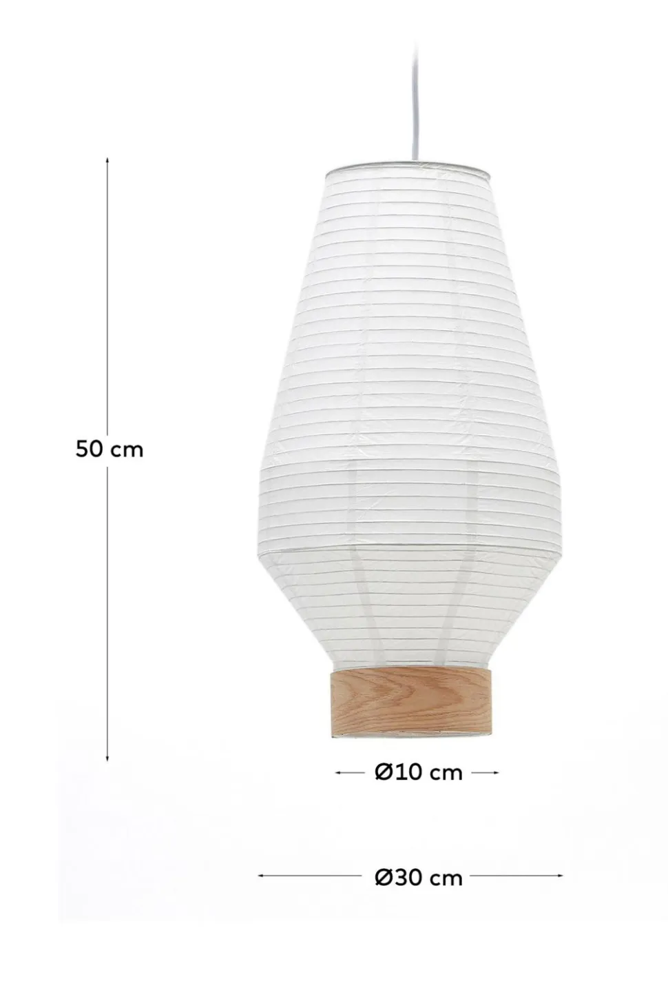 Kave Home Lampeskærm Hila diameter 30 cm