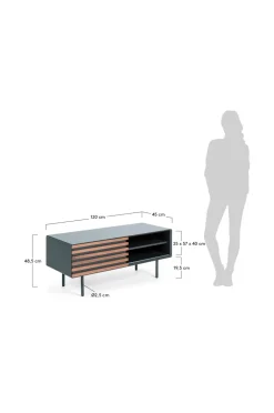 Kave Home TV-bænk Kesia 120 x 48 cm