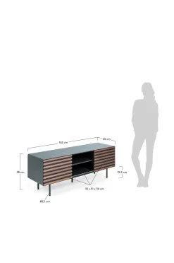 Kave Home TV-bænk Kesia 162 x 58 cm
