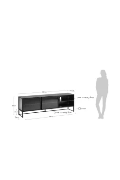 Kave Home TV-bænk Trixie 180 x 58 cm