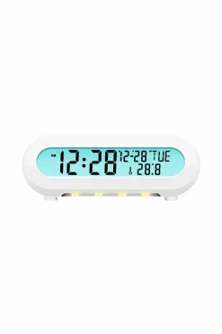 LogiLink Urradio med temperatur/luftfugtighed - USB-C/batteristrøm