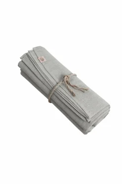 Lovely Linen Dug Classic Rund i strygerullet hør