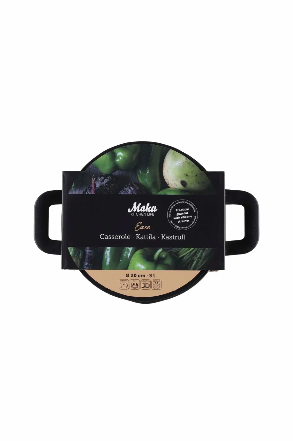 Maku Kitchen Life Kasserolle 20 cm 3 L