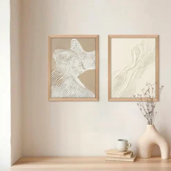 Malerifabrikken Beige Heritage / 30x40 Cm / Egetræsramme