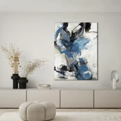 Malerifabrikken Blue Vibes / Blandet maleri / 120 X 90 cm