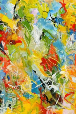 Malerifabrikken Color Catch / Blandet maleri / 90 X 120 cm