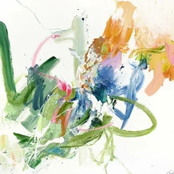 Malerifabrikken Confidential Green / Blandet maleri / 100 X 100 cm
