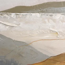 Malerifabrikken Design Painting / Yellow Field / 90x120 Cm / Sort ramme