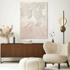 Malerifabrikken Design Maleri / Metallic Rose / 90x120 Cm