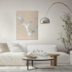Malerifabrikken Design Maleri / Wild Horizon Silver / 90x120 Cm