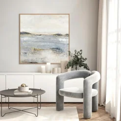 Malerifabrikken Design Painting / Trace Of Nature / 100x100 Cm / Egetræsramme