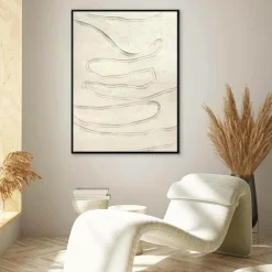 Malerifabrikken Design Painting / Track The Line / 90x120 Cm / Sort ramme
