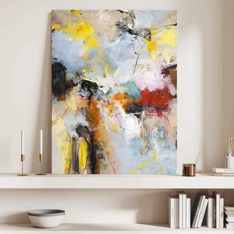 Malerifabrikken Free Form / Blandet maleri / 90 X 120 cm