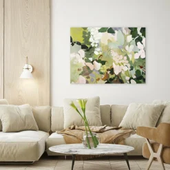 Malerifabrikken Green Garden / Blandet maleri / 120 X 90 cm