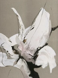 Malerifabrikken Hørmaleri / Madaire / 90x120 Cm / egetræsramme