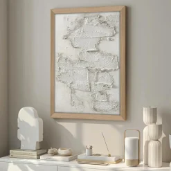 Malerifabrikken White Rock / 30x40 Cm / Egetræsramme
