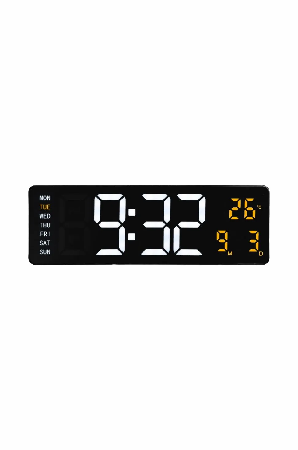 NeXtime Vægur Super Digi Digital 39 cm Sort