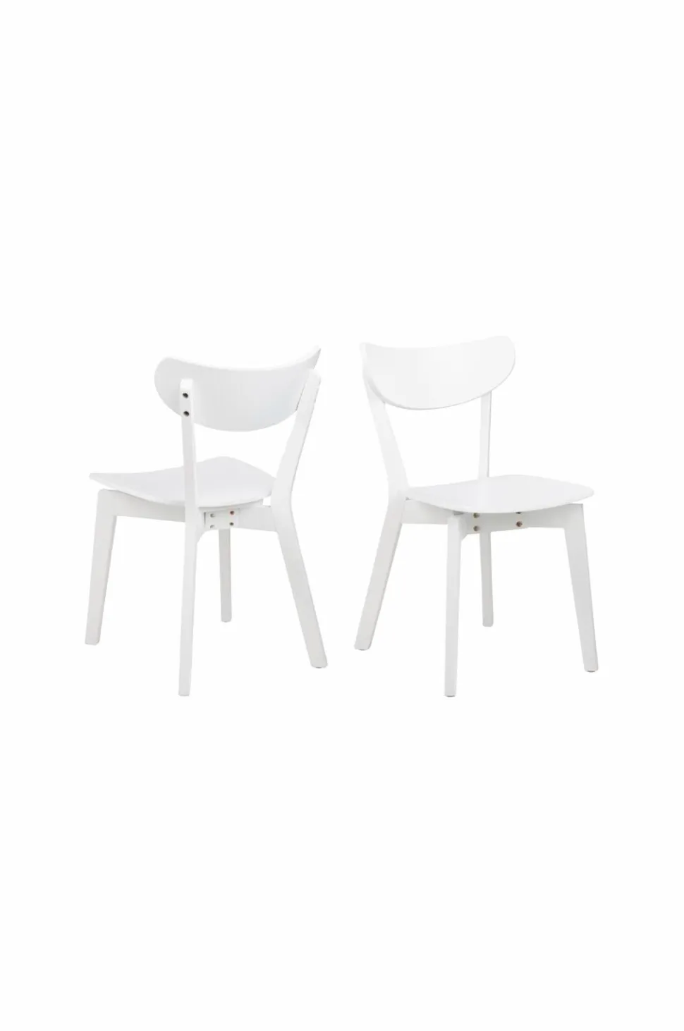 NORDFORM Roxby rundt spisebordssæt med bord og 4 stole, Ø105x76 cm