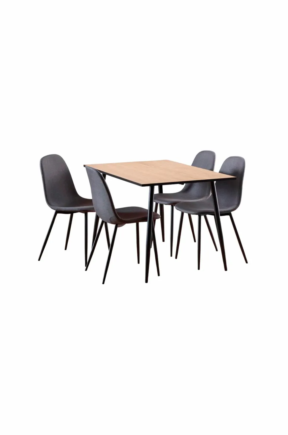 NORDFORM Wilma rektangulært spisebordssæt 120x80x75 cm
