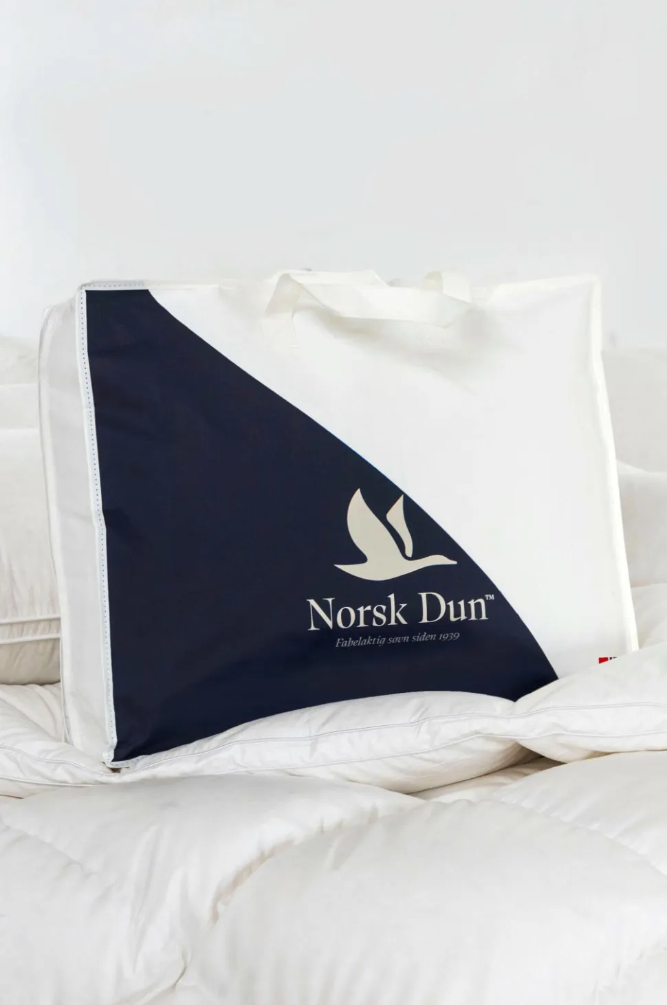 Norsk Dun Pude 100 % andedun Lav