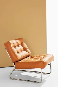 Pastill Luca lænestol i vegansk læder