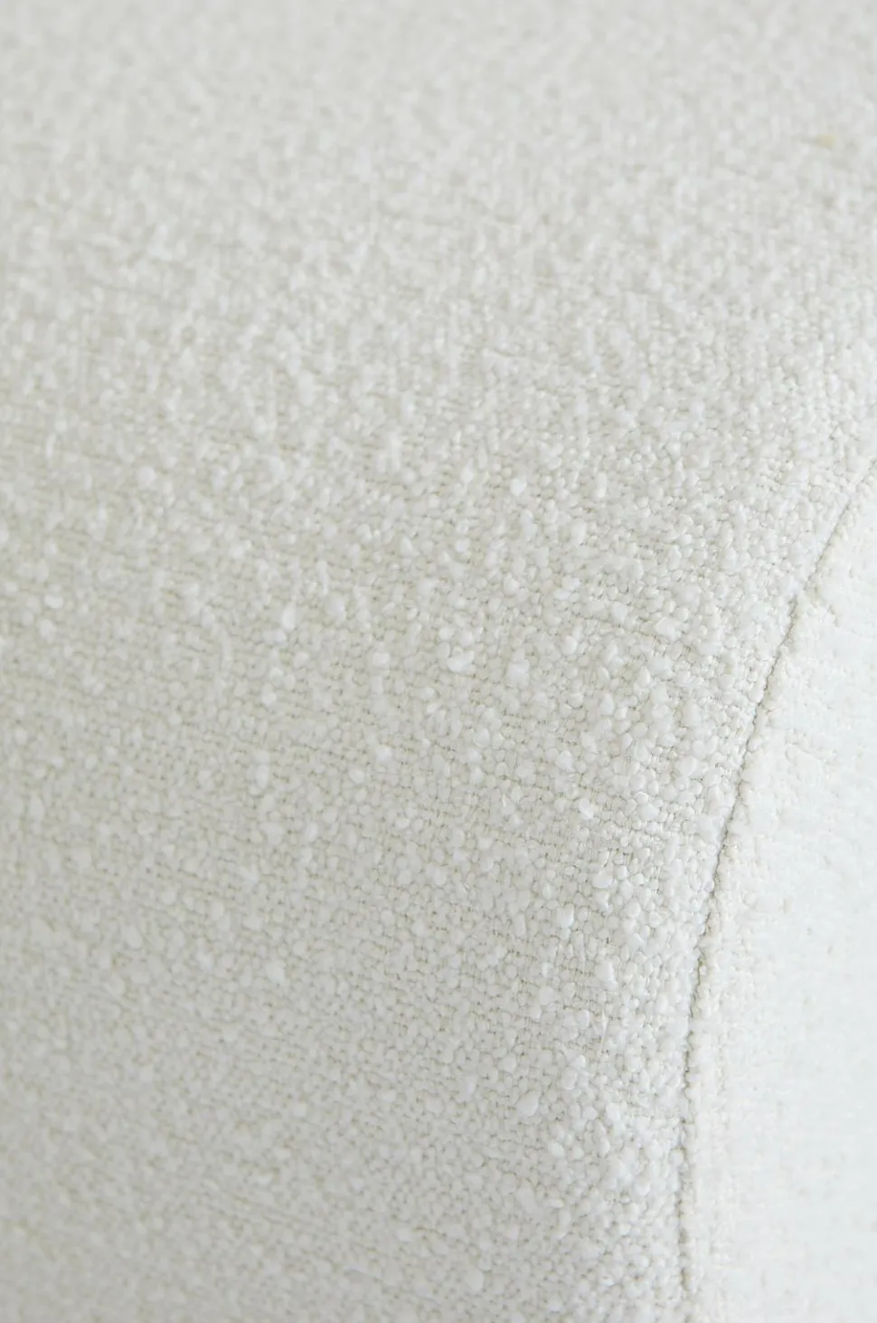 Pastill Odette bænk i bouclé 120x41 cm