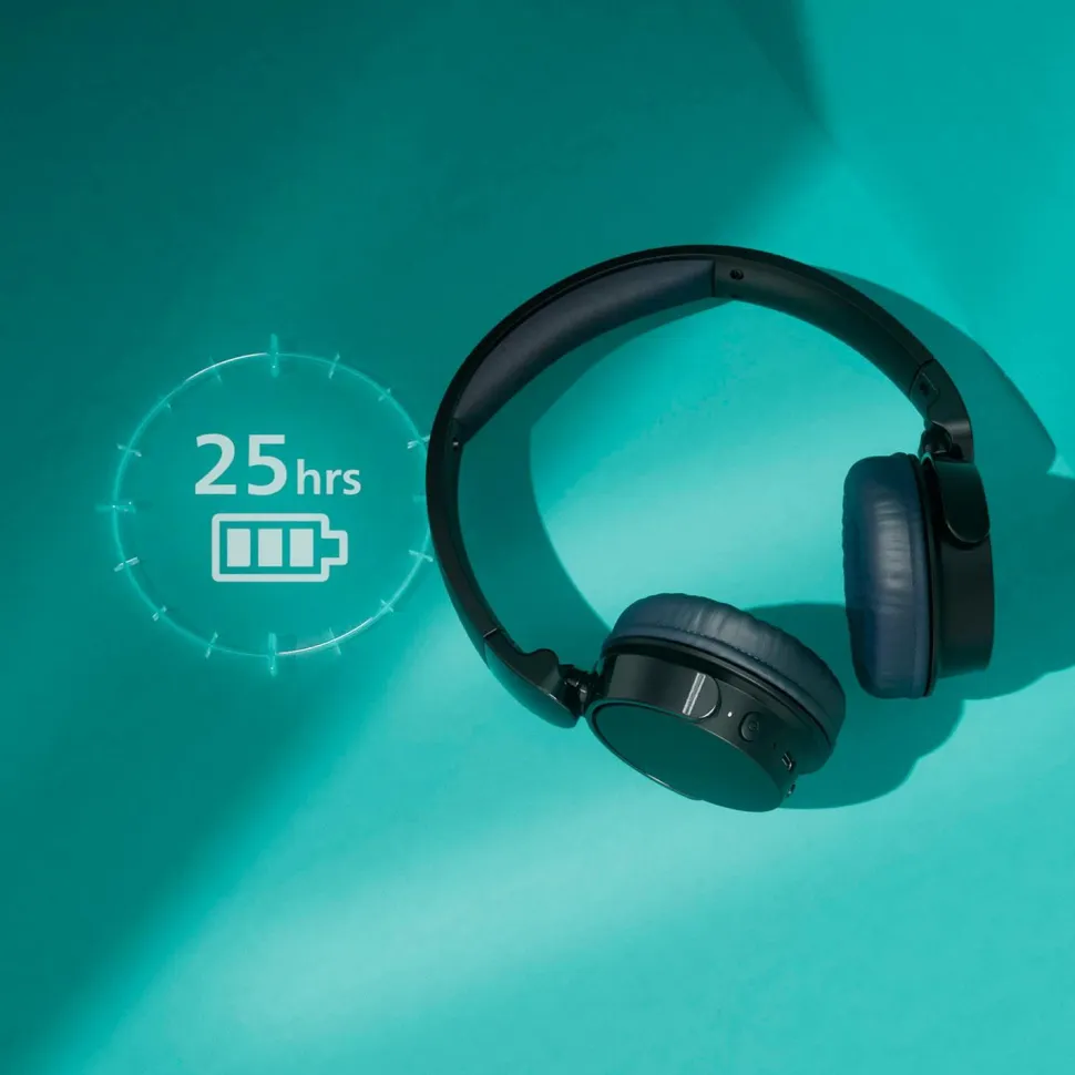 Philips Trådløse on-ear-hovedtelefonerer TAH3209BK