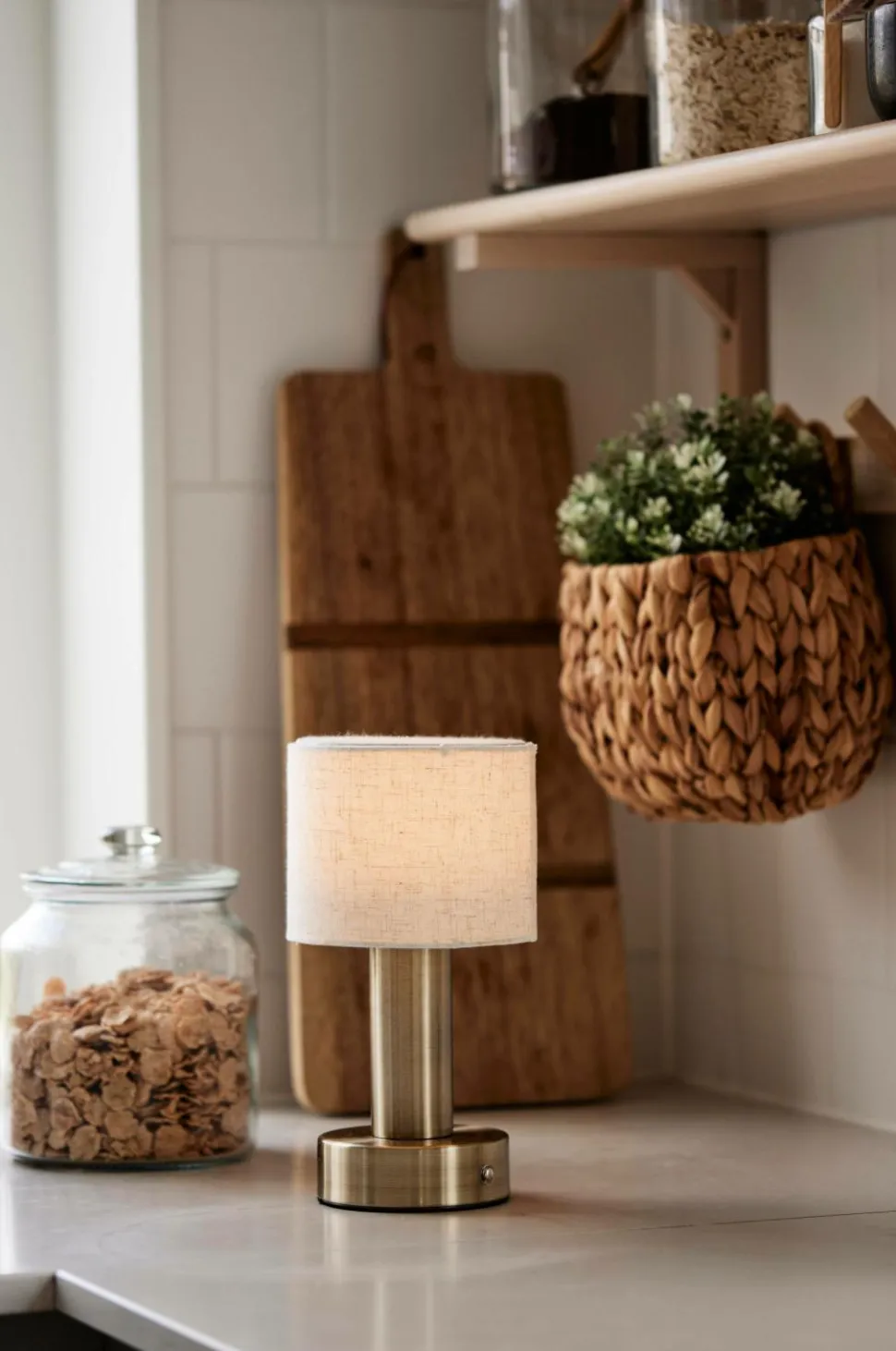 PR Home Bordlampe Tiara opladelig