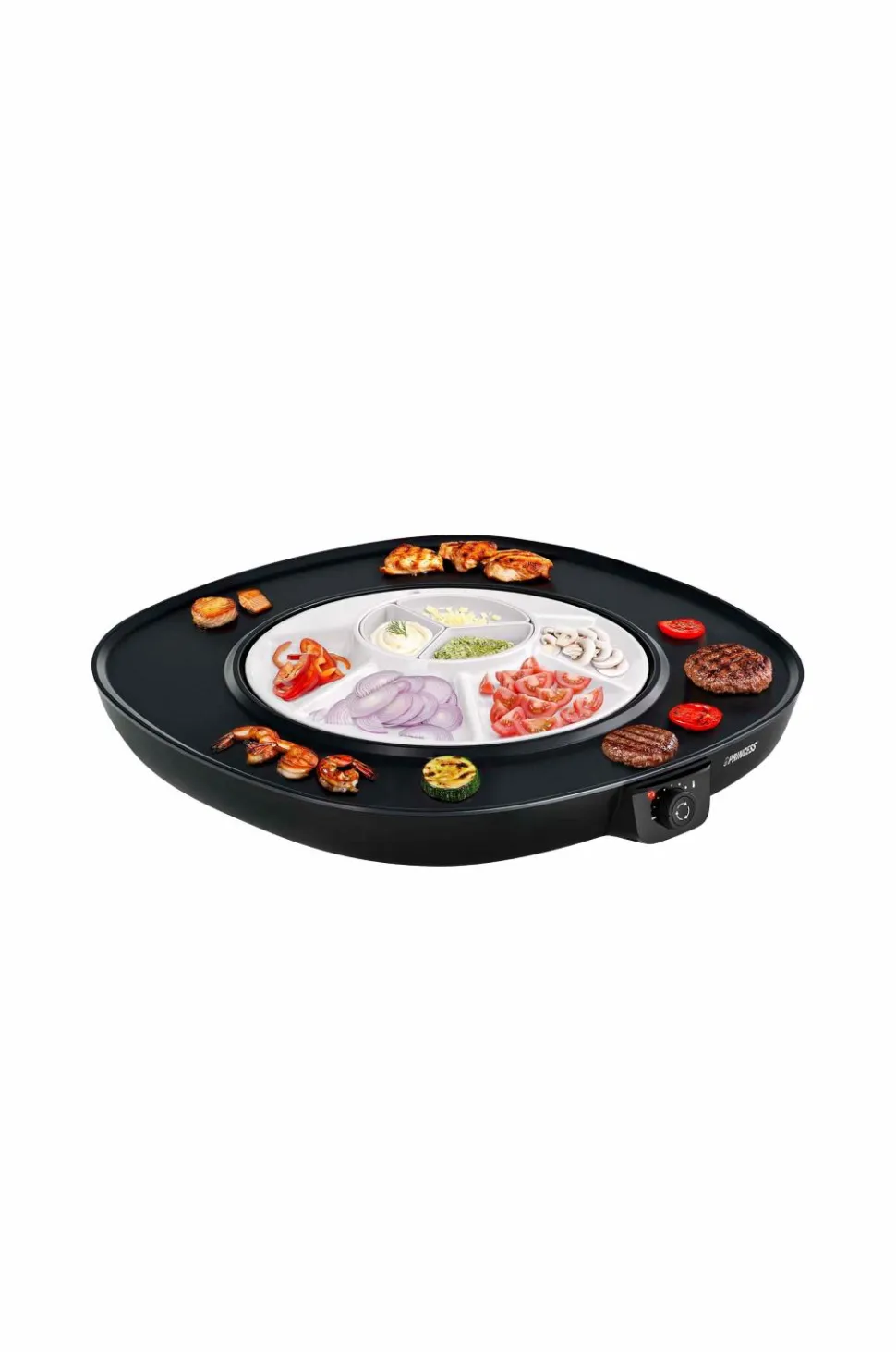 Princess Bordgrill Table Chef Pirouette 45x47,5cm 1000W