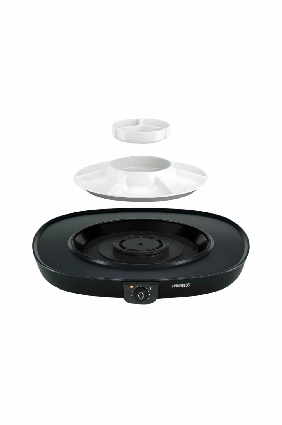 Princess Bordgrill Table Chef Pirouette 45x47,5cm 1000W