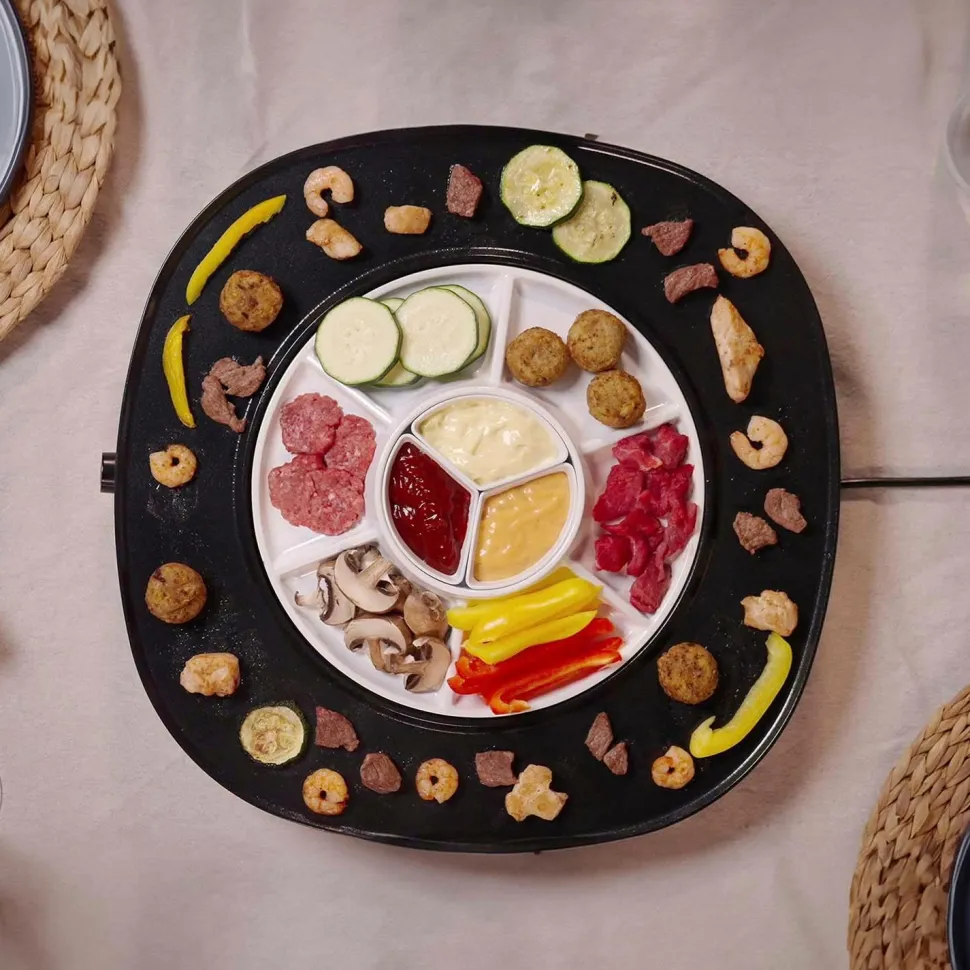 Princess Bordgrill Table Chef Pirouette 45x47,5cm 1000W