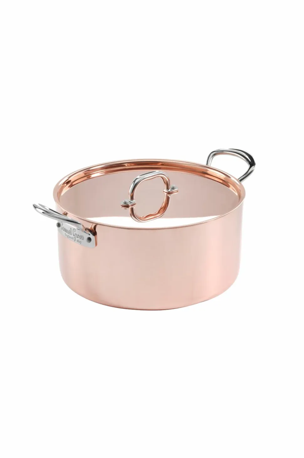Samuel Groves Gryde i kopper med låg 3 l