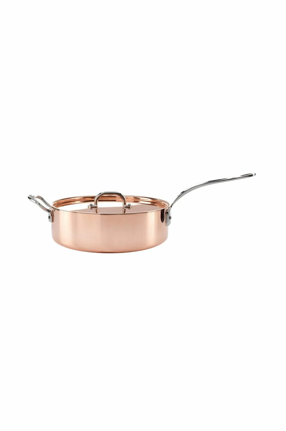 Samuel Groves Sauterpande i kopper med låg 26 cm