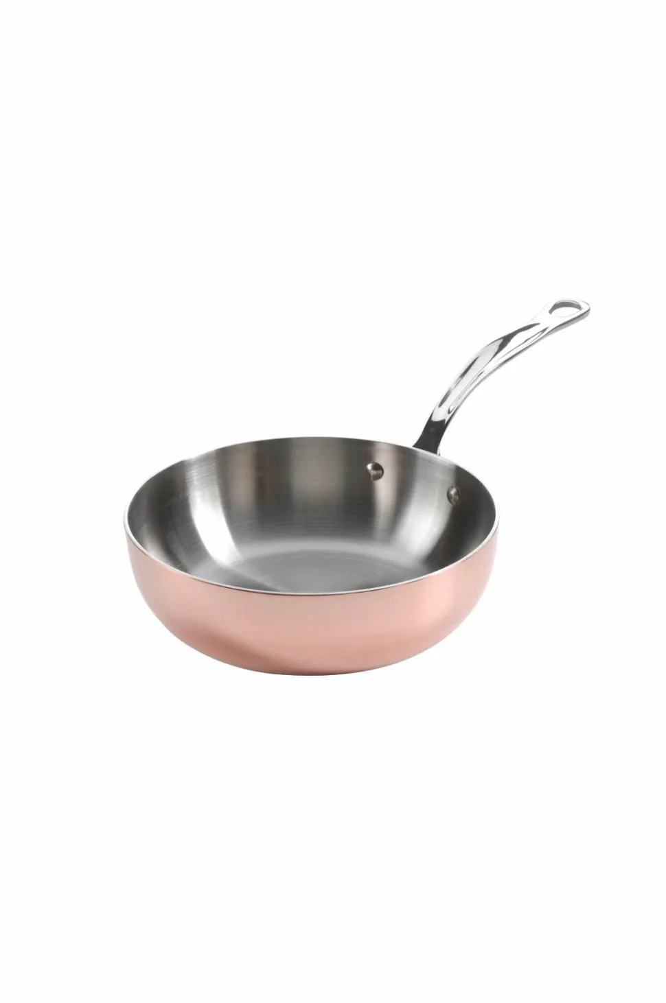 Samuel Groves Sauterpande i kobber 26 cm