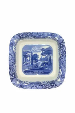Spode Firkantet kantet fad 25 cm Blue Italian
