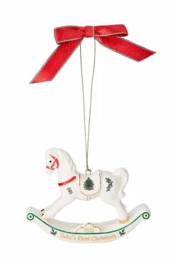 Spode Ornament Christmas Tree Babys First Horse