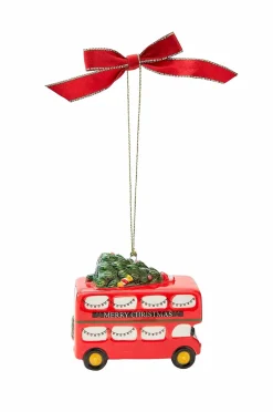 Spode Ornament Christmas Tree All Things British Double Decker Bus