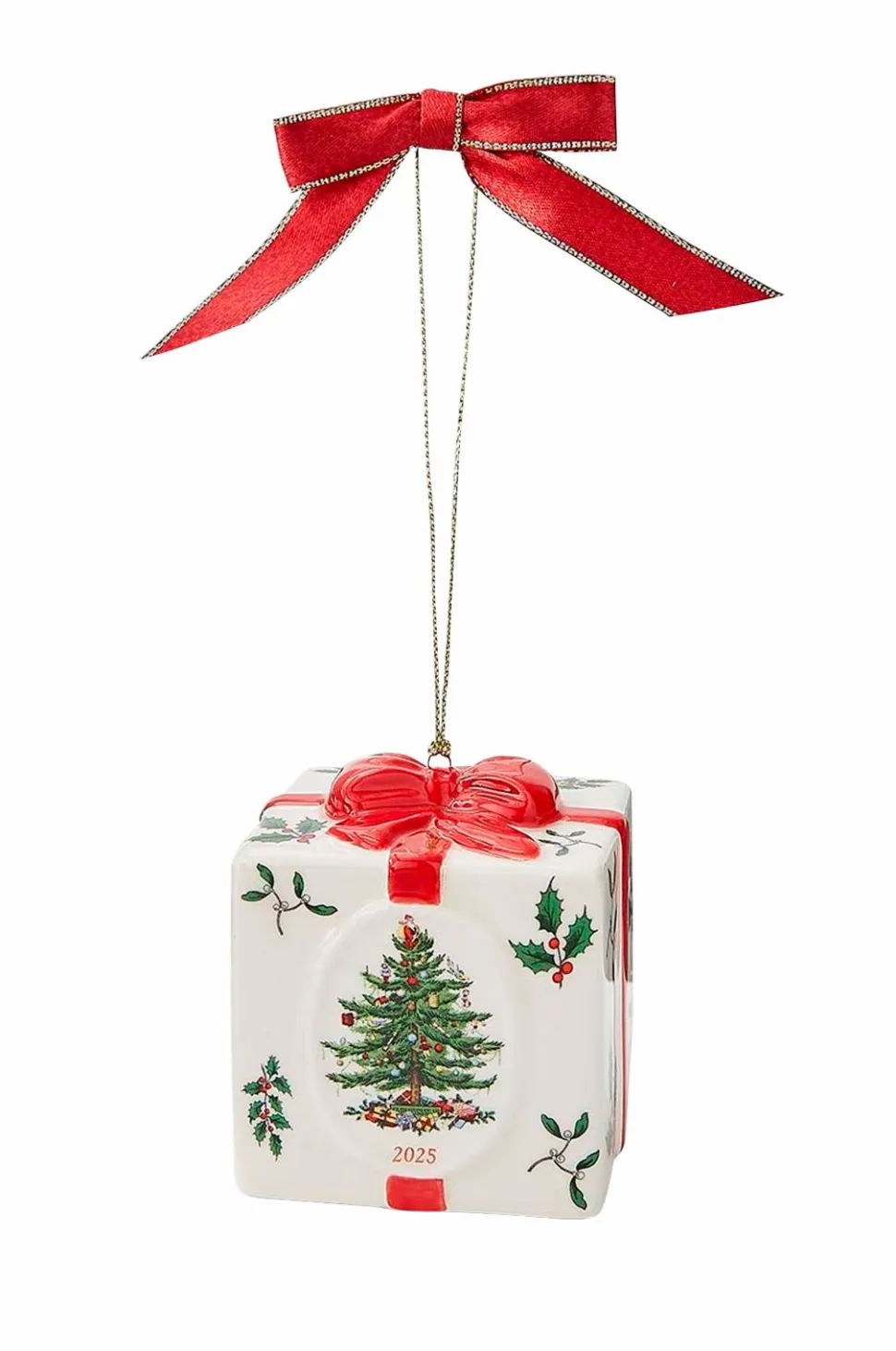 Spode Ornament Christmas Tree Holiday Gift Box