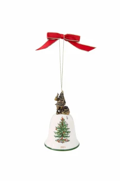 Spode Ornament Christmas Tree Santa Bell