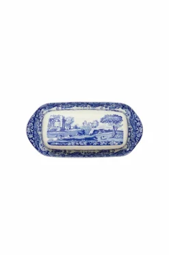 Spode Smørboks Blue Italian